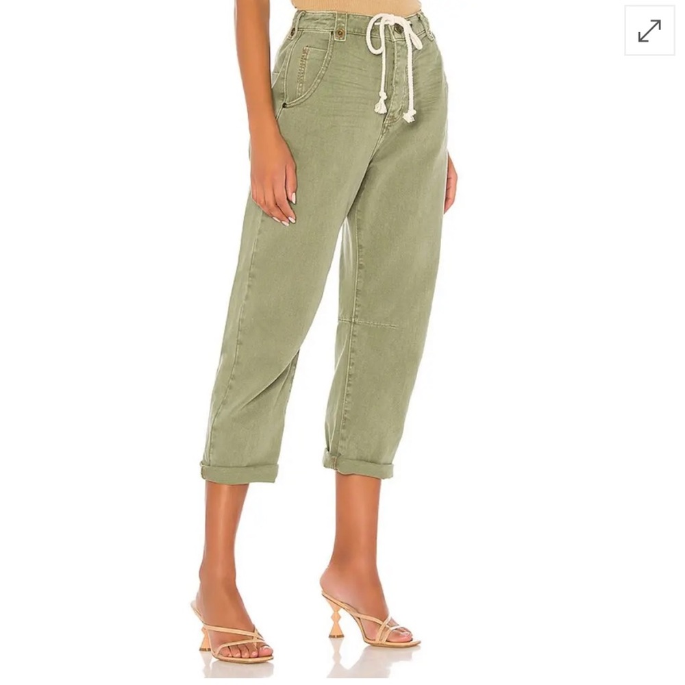One Teaspoon Safari High Waist Wide Leg Crops NWT